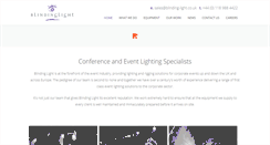 Desktop Screenshot of blinding-light.co.uk